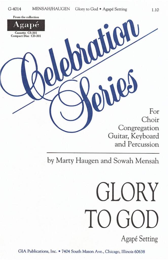 Glory to God - Agapé setting